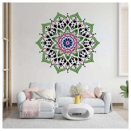 colour stencil for wall paint