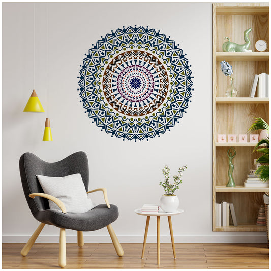 Balance Mandala Stencil for Wall Painting (KDMD1495)