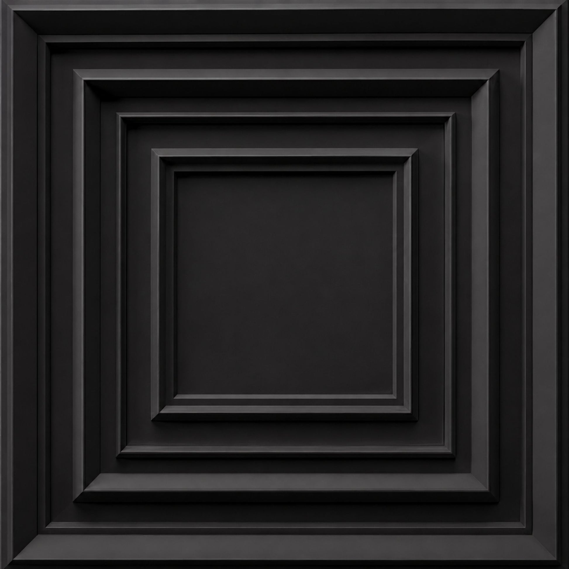 Matt Black 3D Wall Panels Accent Design