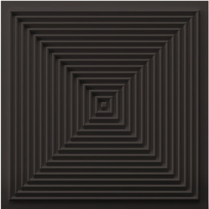 Matt Black Pyramid Design 3D Wall Panel
