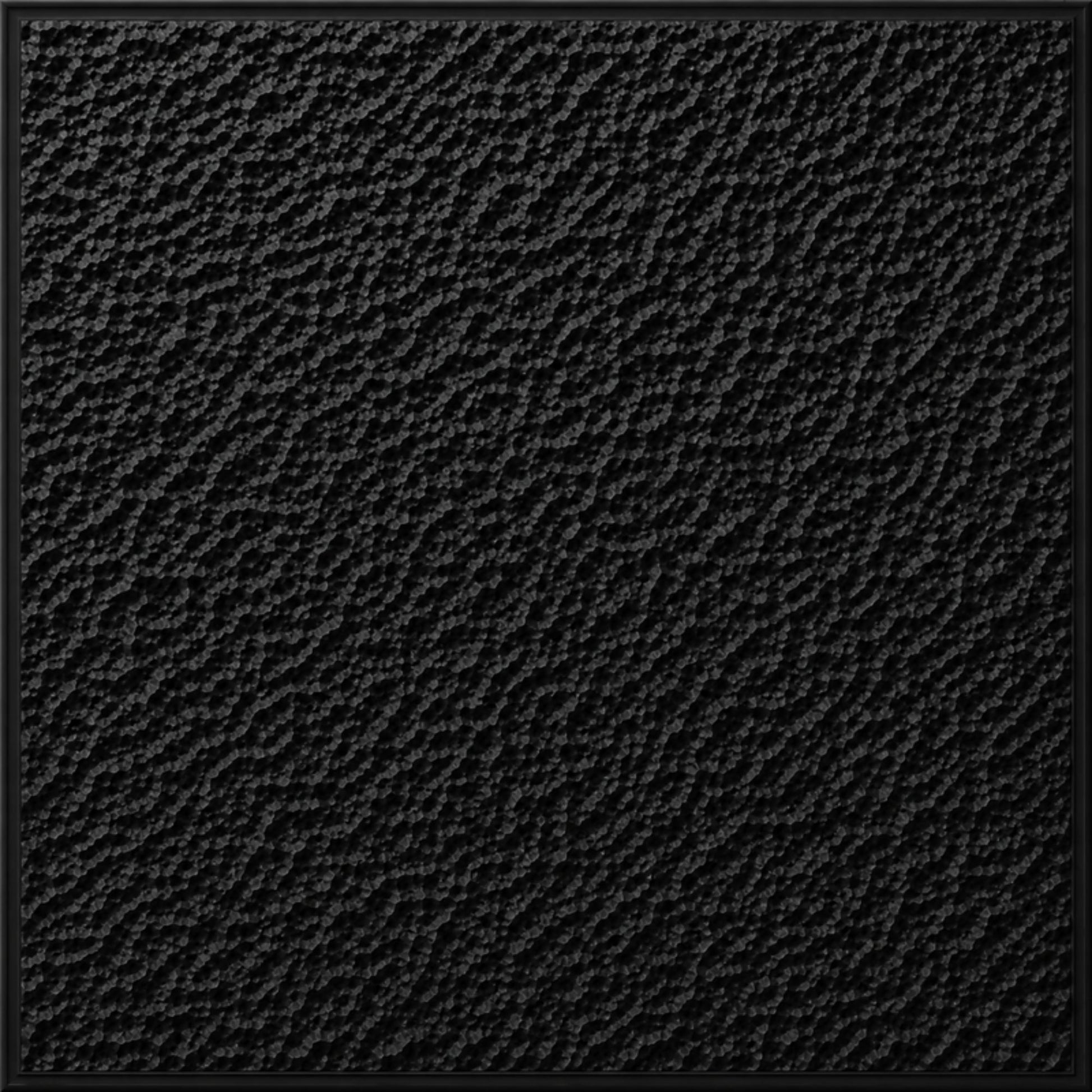 Matt Black Self Adhesive PVC wall Panels Textured Design
