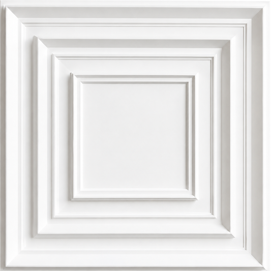Matt White 3D Wall Panels Accent Design