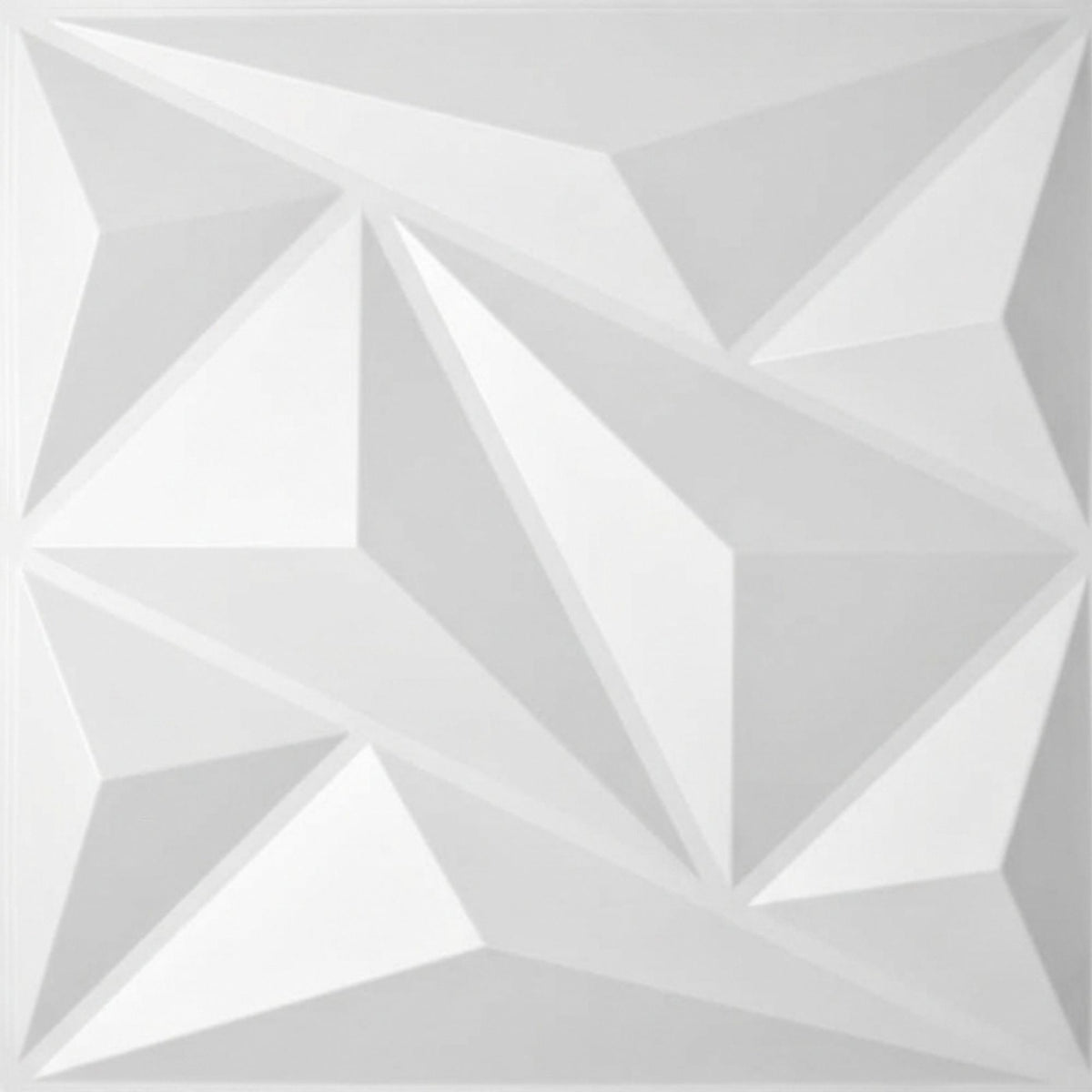 Matt White 3D Wall Panels Alps Design