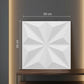Matt White Crystal Design 3D Wall Panel View-4