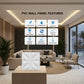Matt White Crystal Design 3D Wall Panel View-3