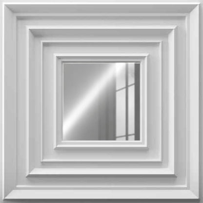 Matt White Silver Accent Design Acrylic 3D Wall Panel