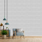 White Self Adhesive 3D Panels Brick Design