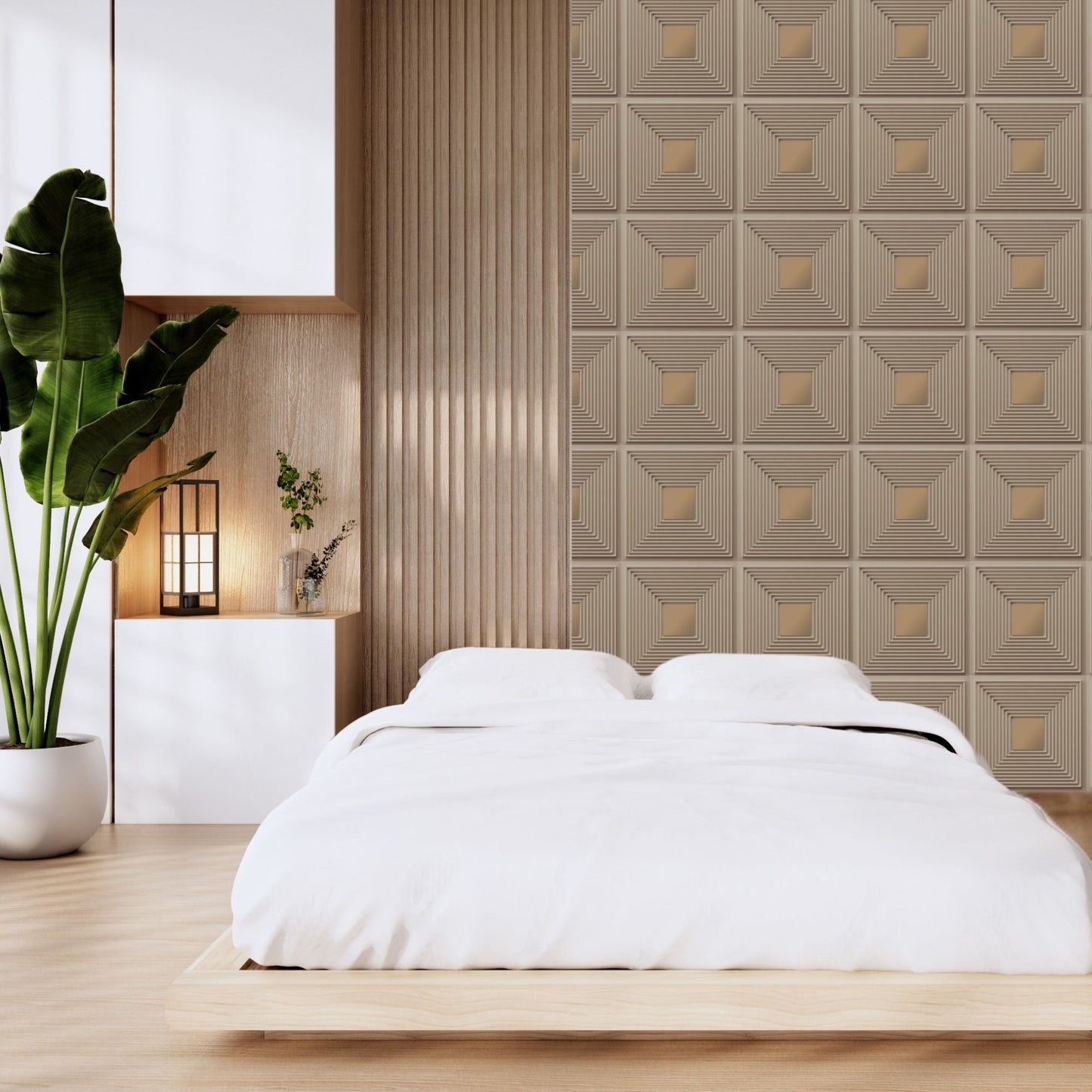 Mega Graige - Copper Self Adhesive Panels Line Design