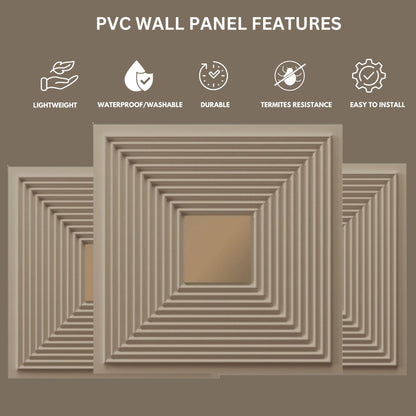 Mega Graige - Copper Self Adhesive Panels Line Design