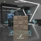 Mega Greige Cubical Design 3D Wall Panels View-3