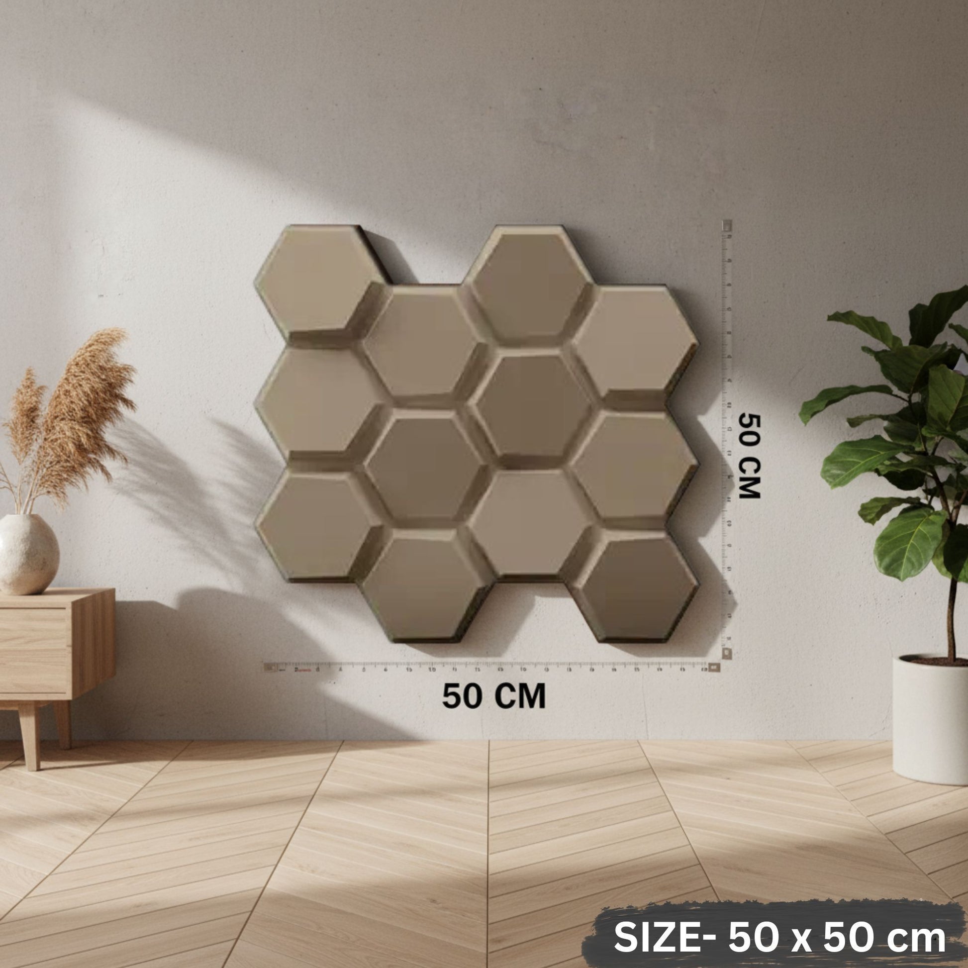 Mega Graige 3D Wall Panels Hexagon Design-td038