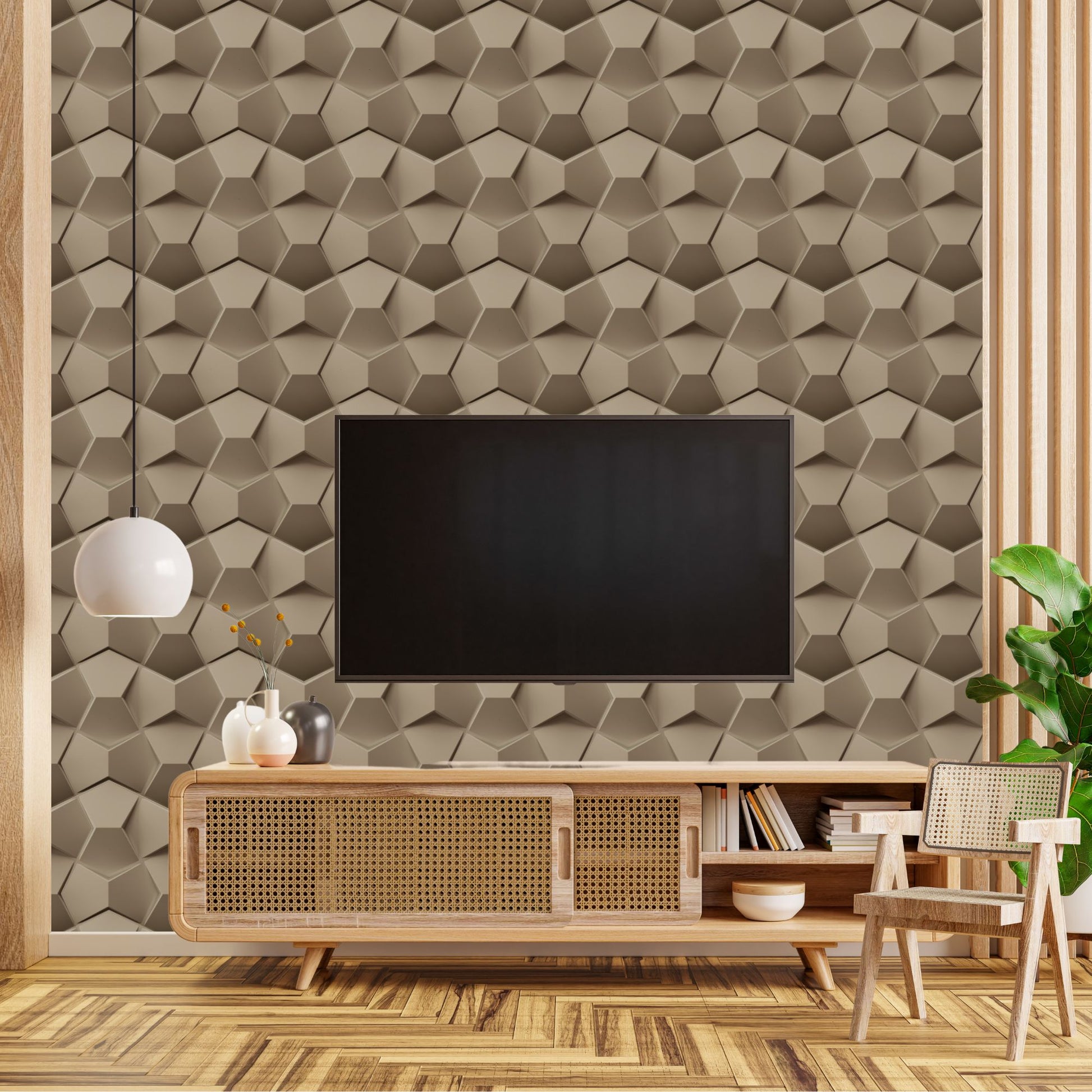 Mega Graige 3D Wall Panels Hexa quarter Design