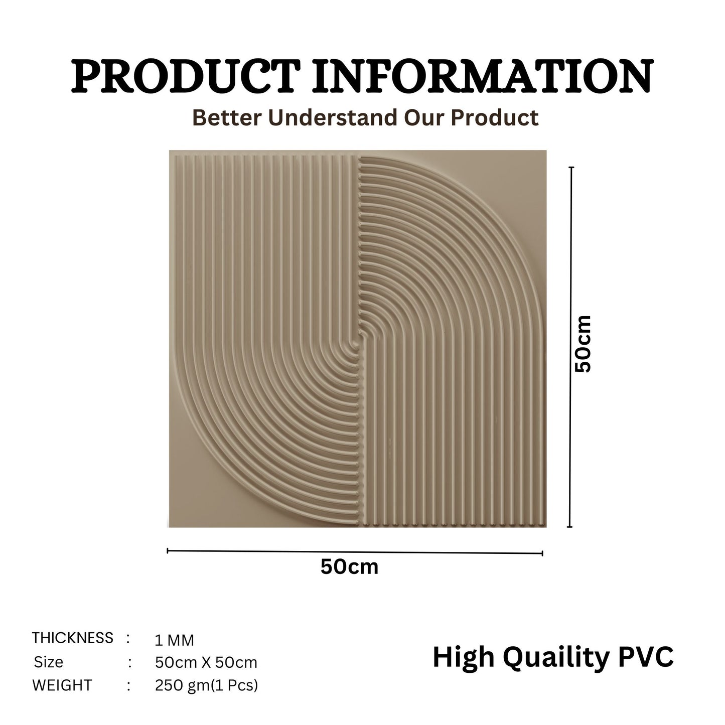 Mega Graige Self Adhesive Panels Circle Design