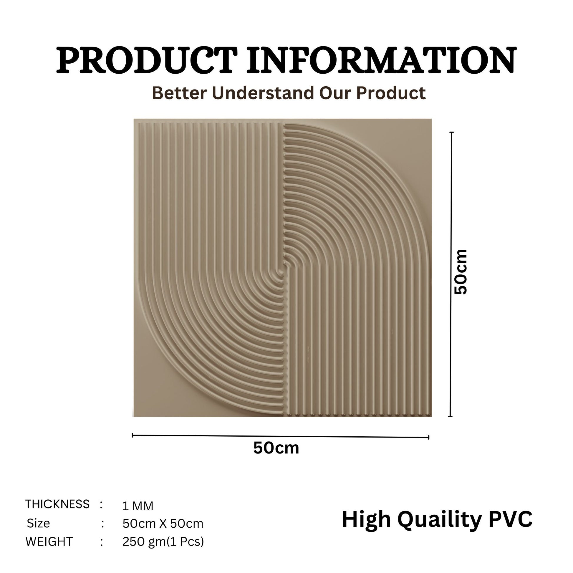 Mega Graige Self Adhesive Panels Circle Design