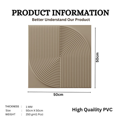 Mega Graige Self Adhesive Panels Circle Design