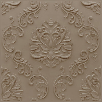 Mega Greige Self Adhesive Panels Damask Design
