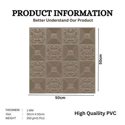 Mega Graige Self Adhesive Wall Panels Flower Design