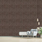 Magnum Brown Self Adhesive Panels Hand Fan Design