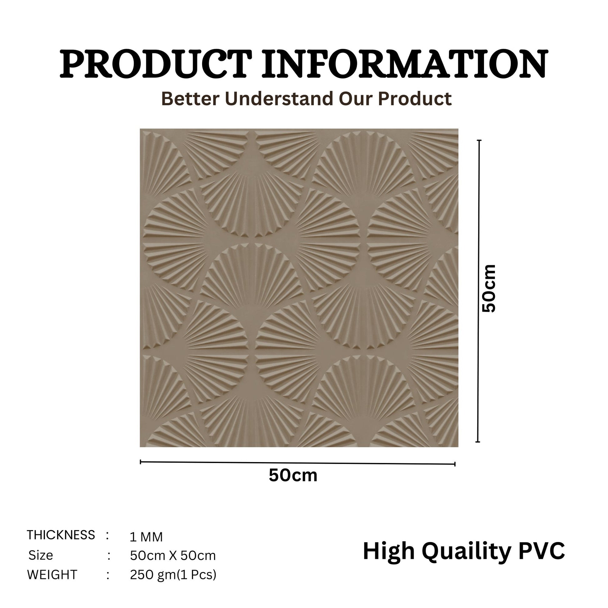 Mega Graige Self Adhesive Panels Hand Fan Design