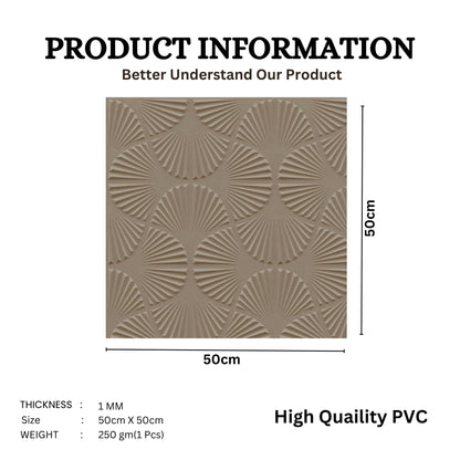 Mega Graige Self Adhesive Panels Hand Fan Design