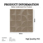 3D Self Adhesive Wall Panel Quarter Circle Design- 50x50cm