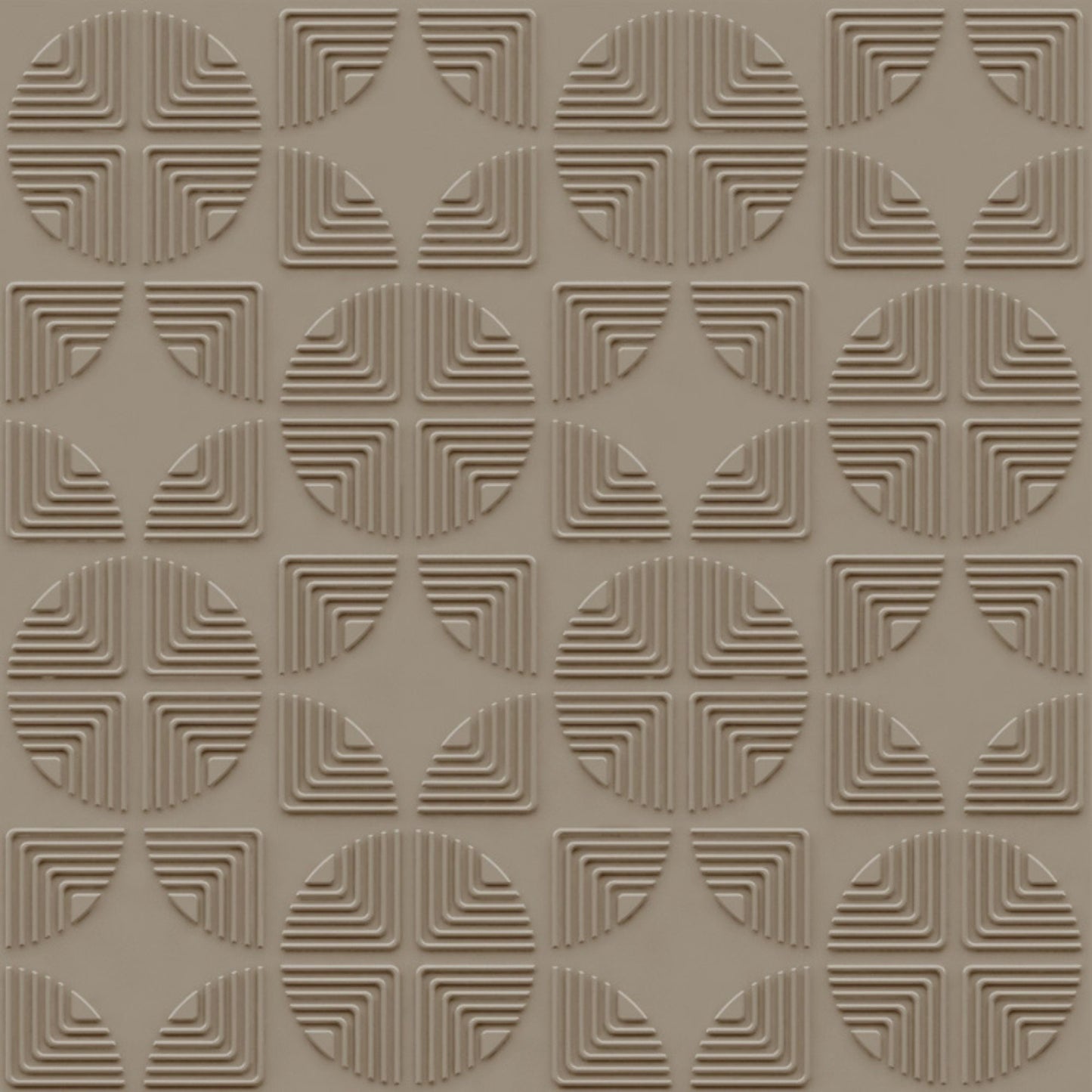 Mega graige Self Adhesive Panels Quarter Circle Design
