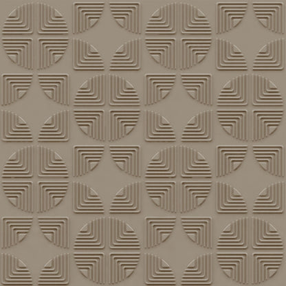 Mega graige Self Adhesive Panels Quarter Circle Design
