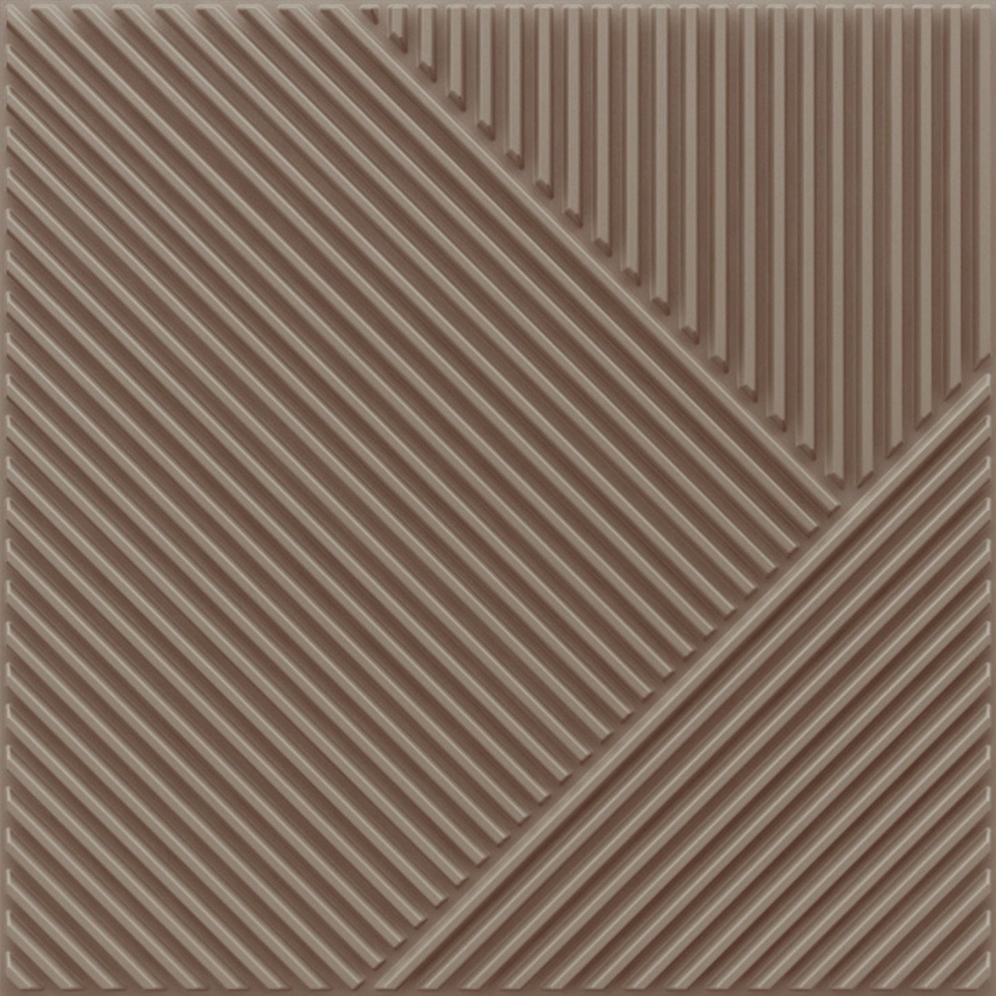 Mega Greige Self Adhesive Panels Stripe Design