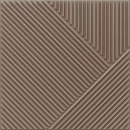 Mega Greige Self Adhesive Panels Stripe Design