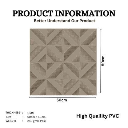 Mega graige Self Adhesive Panels triangle Design
