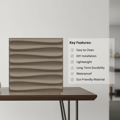 Mega Graige 3D Wall Panels Dune Design