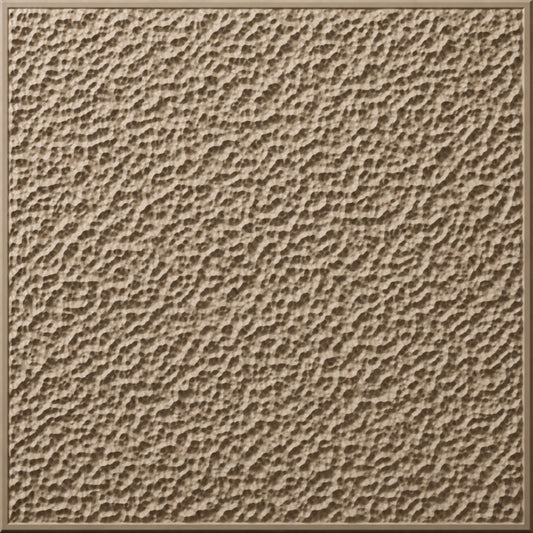 Mega Greige Self Adhesive PVC wall Panels Textured Design
