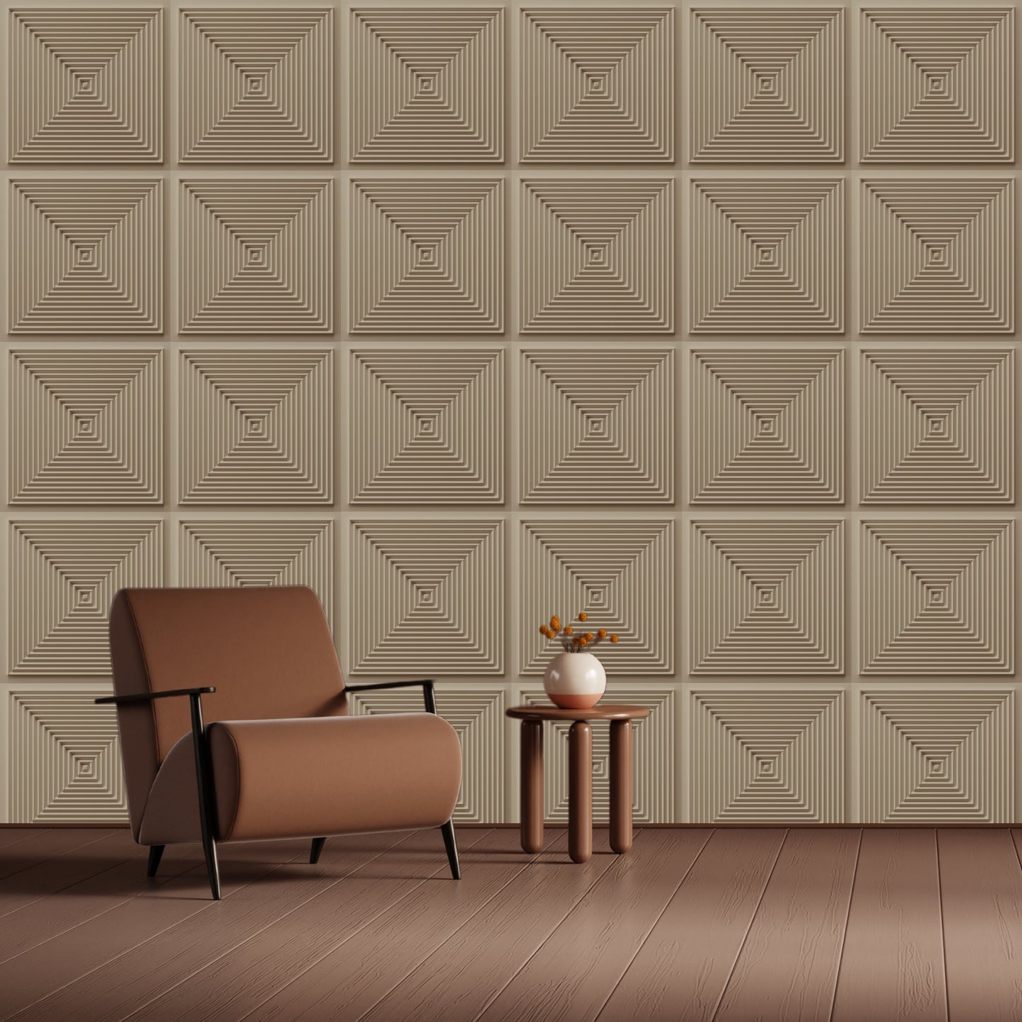 Mega Graige Self Adhesive Panels Square Design TP112