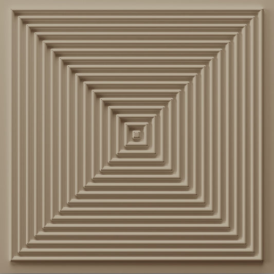Mega Greige Square Design self adhesive panel