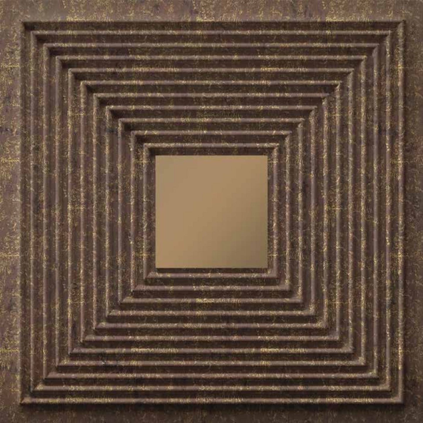 Meganum Brown - Copper Self Adhesive Panels Line Design