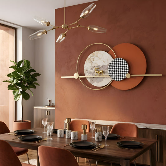 Metal Wall Art - Size 150X60 cm| Deer Art