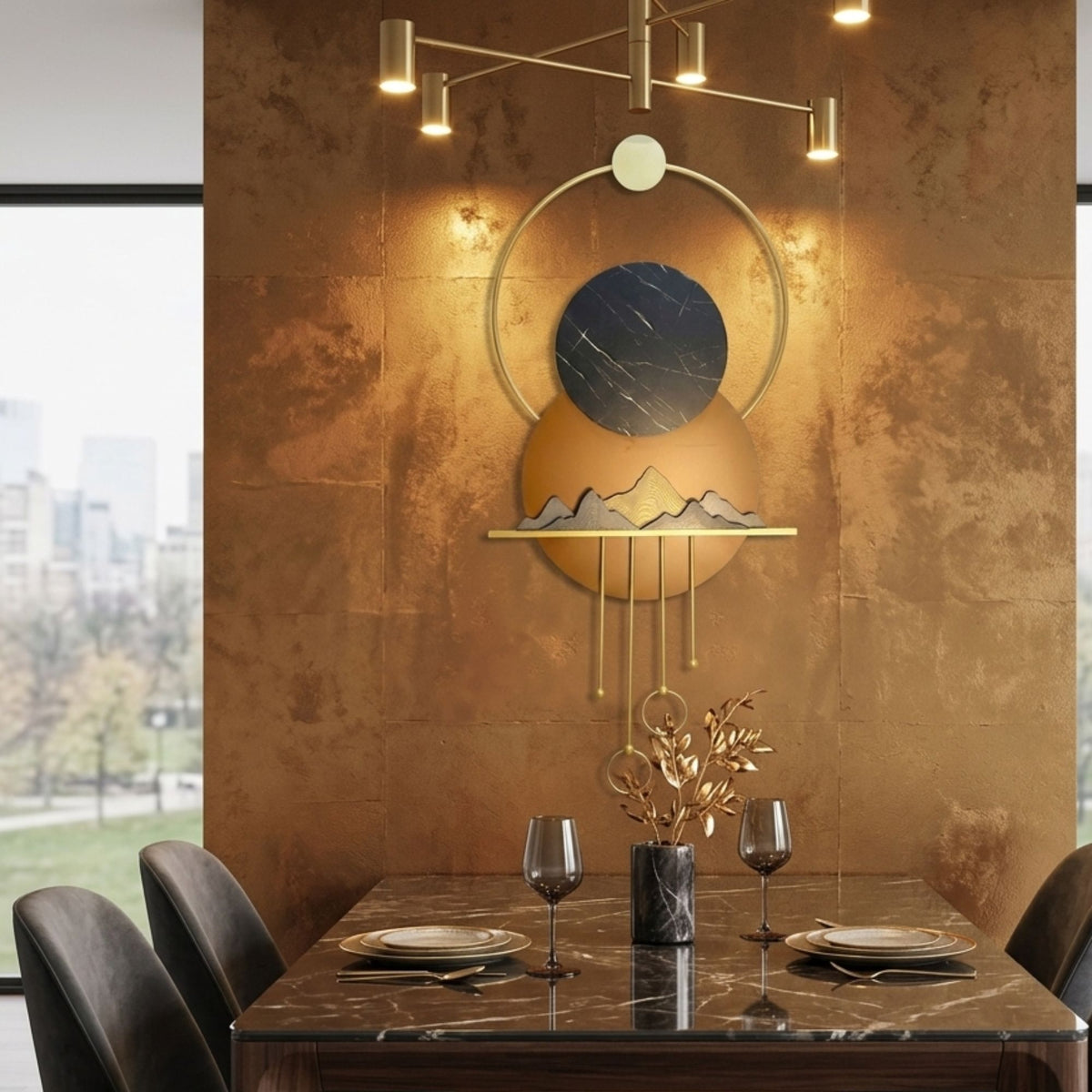 Metal Wall Art - Size 150X60 cm| Sand Mountain