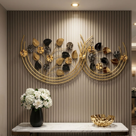 Metal Wall Art | Moon Leaf