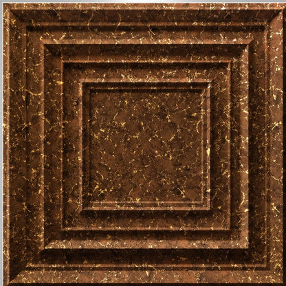 Metallic Bronze 3D Wall Panels Accent Design