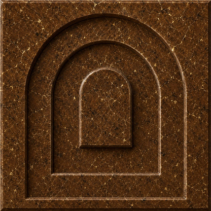 Metallic Bronze Archi Design 3D Wall Panel