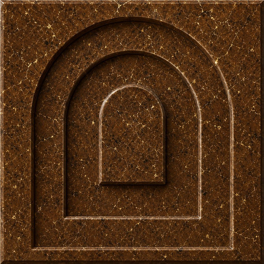 Metallic Bronze Archi Design 3D Wall Panel