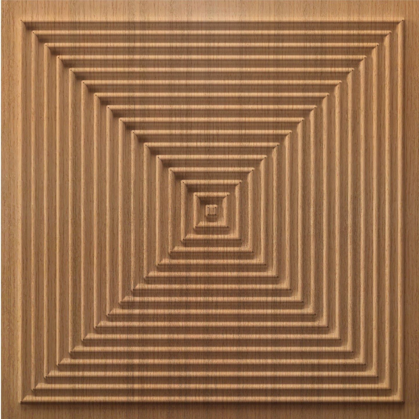 Metallic Bronze Pyramid Design 3D Wall Panel