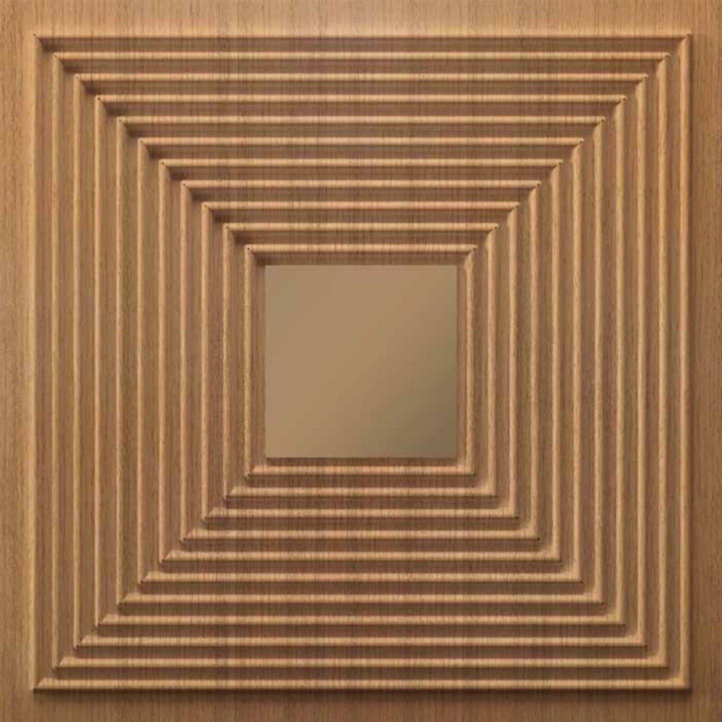 Metallic Wood - Copper Self Adhesive Panels Line Design