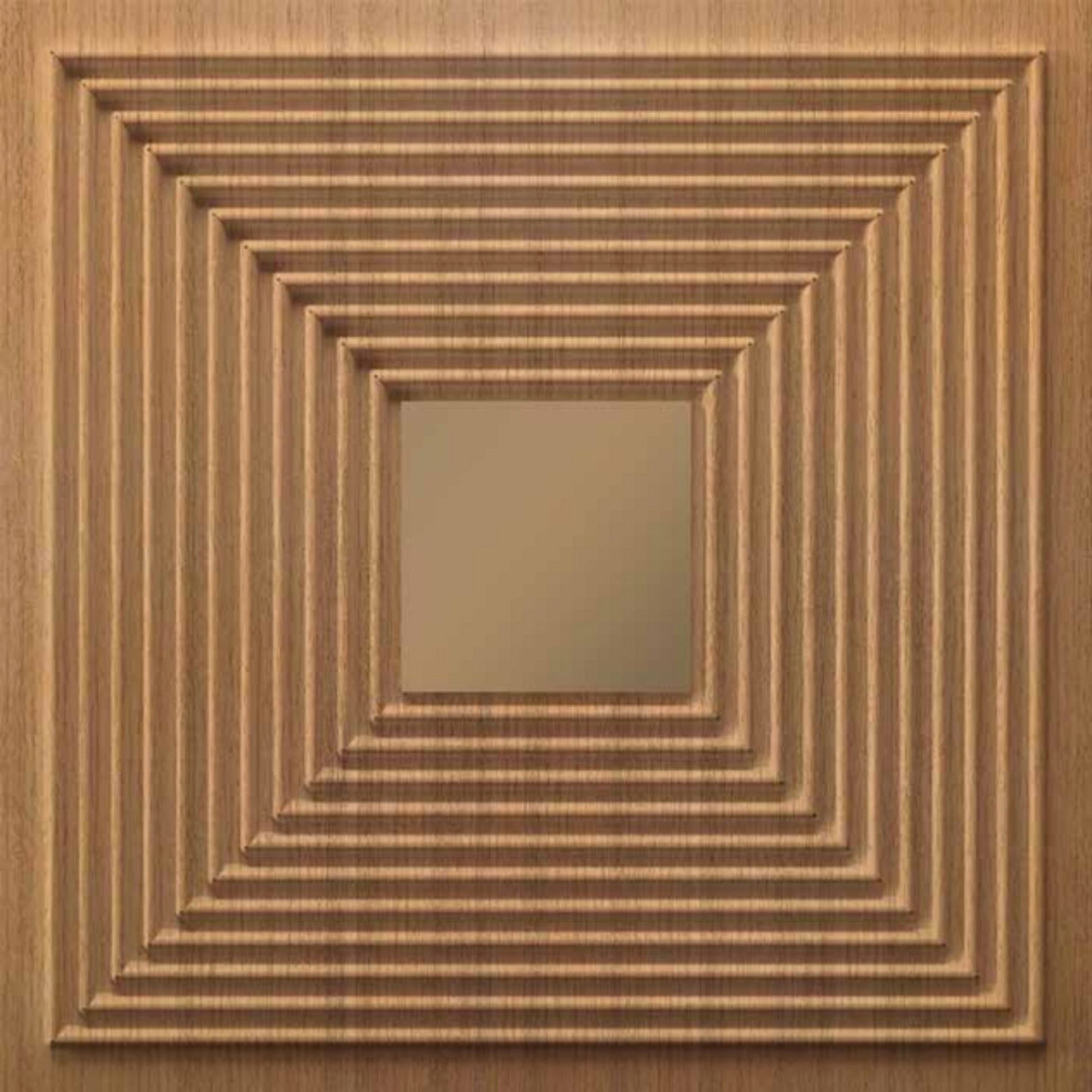 Metallic Wood - Copper Self Adhesive Panels Line Design