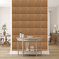 Metallic Wood Self Adhesive Panels Circle Design