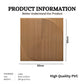 Metallic Wood Self Adhesive Panels Circle Design
