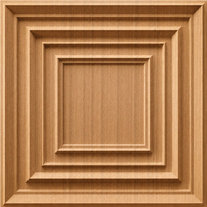 Metallic Wood 3D Wall Panels Accent Design