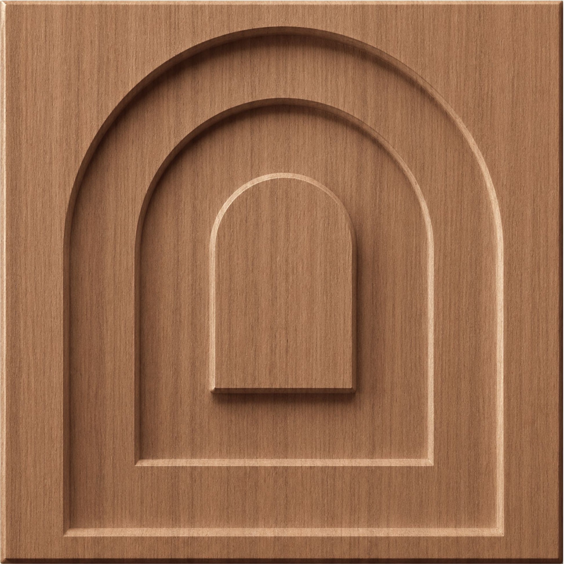 Metallic Wood Archi Design 3D Wall Panel