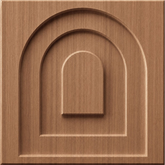 Metallic Wood Archi Design 3D Wall Panel