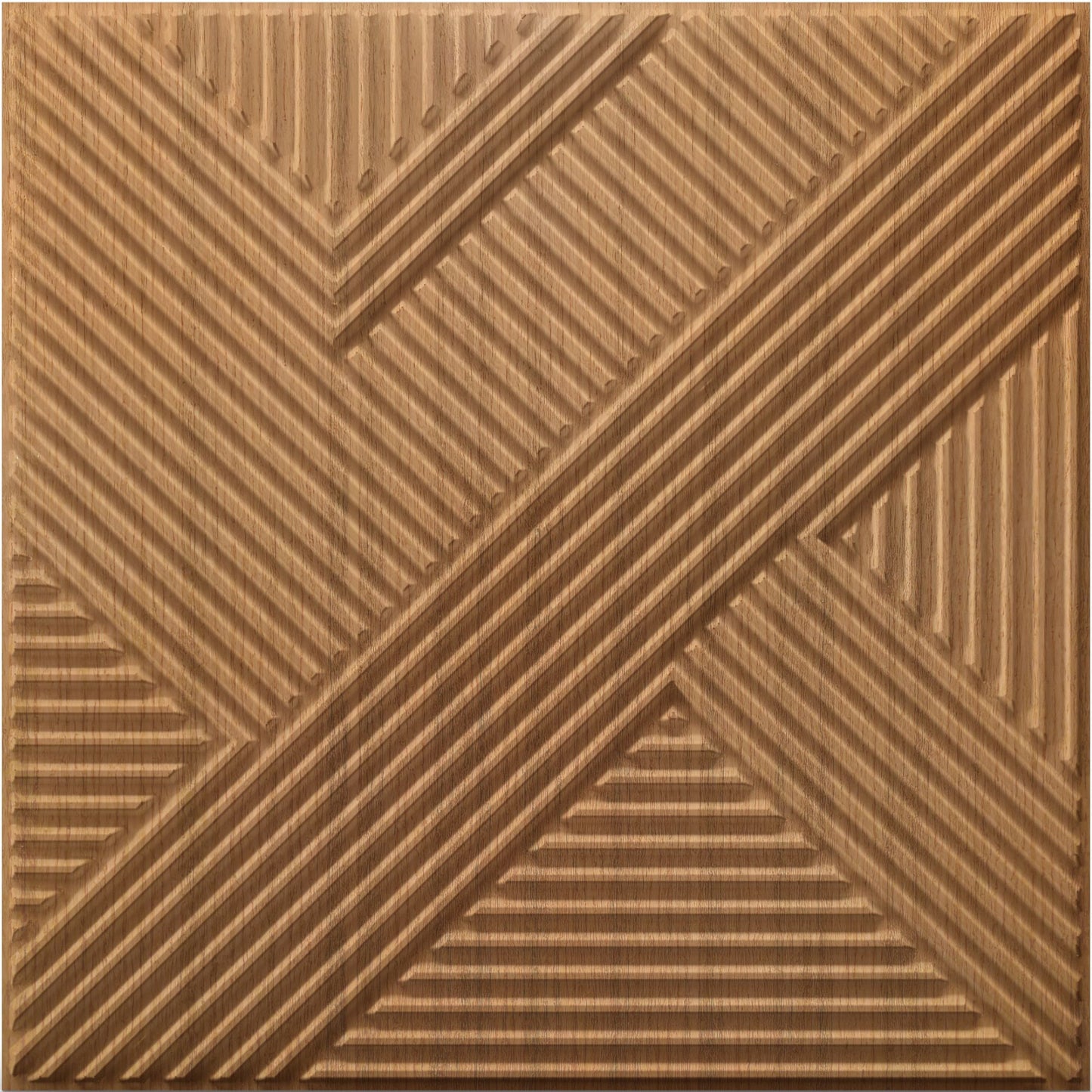 Metallic Wood Self Adhesive Panels Line Abstract Design